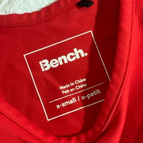 EXCELLENT CONDITION Bench Clothing Sport Woman Tops T-Shirt Straps Size XS Gym M - Picture 5 of 9